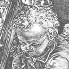 Dürer: melencolia putto