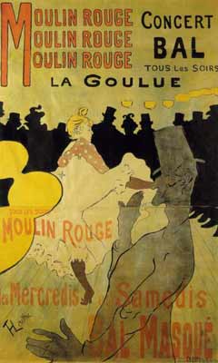 Moulin Rouge - La Goulue Henri de Toulouse-Lautrec (1891)